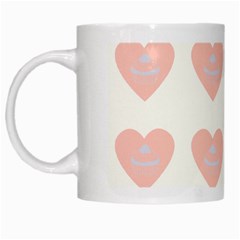 Cupcake White Pink White Mugs by snowwhitegirl