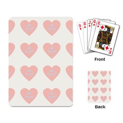 Cupcake White Pink Playing Card by snowwhitegirl