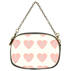 Cupcake White Pink Chain Purses (two Sides)  by snowwhitegirl