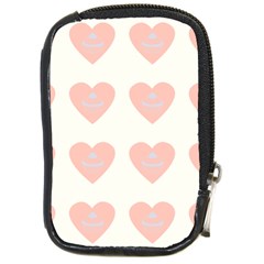 Cupcake White Pink Compact Camera Cases by snowwhitegirl