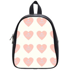 Cupcake White Pink School Bag (small) by snowwhitegirl