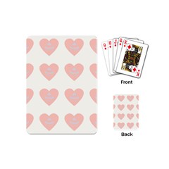 Cupcake White Pink Playing Cards (mini)  by snowwhitegirl