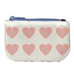 Cupcake White Pink Large Coin Purse by snowwhitegirl