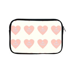 Cupcake White Pink Apple Macbook Pro 13  Zipper Case by snowwhitegirl