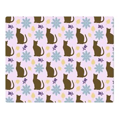 Outside Brown Cats Double Sided Flano Blanket (large)  by snowwhitegirl