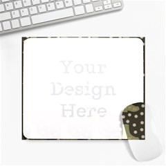 Charcoal Boots Large Mousepads by snowwhitegirl