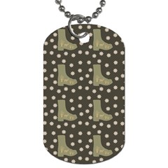 Charcoal Boots Dog Tag (Two Sides)