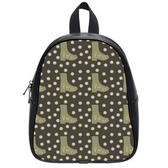 Charcoal Boots School Bag (Small)