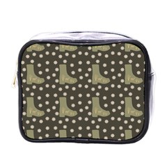 Charcoal Boots Mini Toiletries Bags