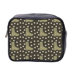 Charcoal Boots Mini Toiletries Bag 2-Side