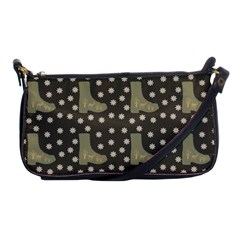 Charcoal Boots Shoulder Clutch Bags