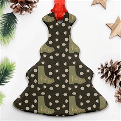 Charcoal Boots Ornament (Christmas Tree) 