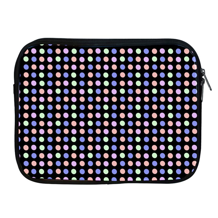 Blue Peach Green Eggs On Black Apple iPad 2/3/4 Zipper Cases