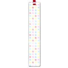 Blue Pink Yellow Eggs On White Large Book Marks by snowwhitegirl