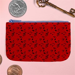 Red Music Large Coin Purse by snowwhitegirl