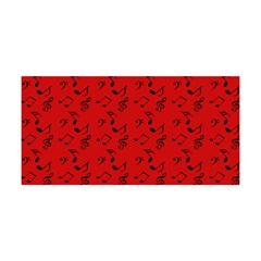 Red Music Yoga Headband by snowwhitegirl