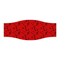 Red Music Stretchable Headband by snowwhitegirl