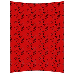 Red Music Back Support Cushion by snowwhitegirl