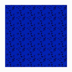 Royal Blue Music Medium Glasses Cloth by snowwhitegirl