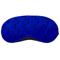 Royal Blue Music Sleeping Masks by snowwhitegirl