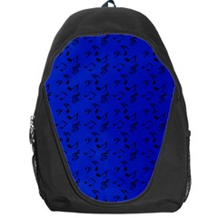 Royal Blue Music Backpack Bag by snowwhitegirl