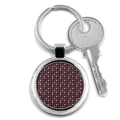 Grey Pink Lilac Brown Eggs On Brown Key Chains (round)  by snowwhitegirl