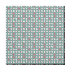 Pink Peach Grey Eggs On Teal Tile Coasters by snowwhitegirl