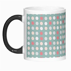 Pink Peach Grey Eggs On Teal Morph Mugs