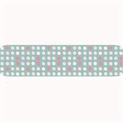 Pink Peach Grey Eggs On Teal Large Bar Mats by snowwhitegirl