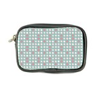 Pink Peach Grey Eggs On Teal Coin Purse Front