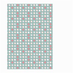 Pink Peach Grey Eggs On Teal Small Garden Flag (two Sides) by snowwhitegirl