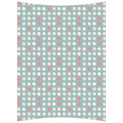 Pink Peach Grey Eggs On Teal Back Support Cushion