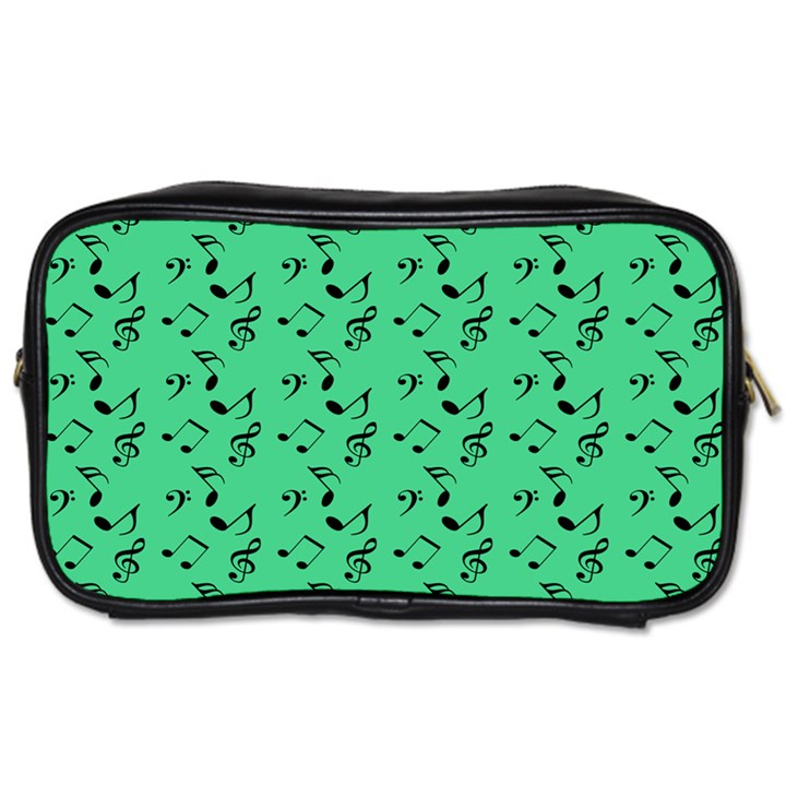 Green Music Toiletries Bags 2-Side