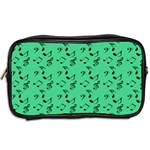 Green Music Toiletries Bags 2-Side Back