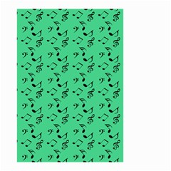 Green Music Small Garden Flag (two Sides)