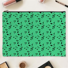 Green Music Cosmetic Bag (xxxl) 