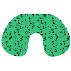 Green Music Travel Neck Pillows