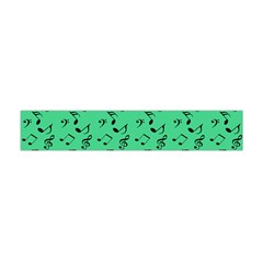 Green Music Flano Scarf (mini)