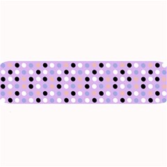 Black White Pink Blue Eggs On Violet Large Bar Mats by snowwhitegirl