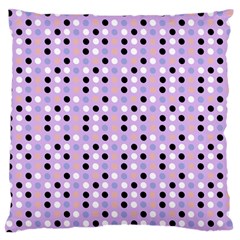 Black White Pink Blue Eggs On Violet Standard Flano Cushion Case (one Side)