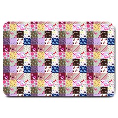 Quilt Of My Patterns Small Large Doormat  by snowwhitegirl