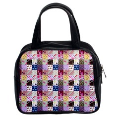 Quilt Of My Patterns Small Classic Handbags (2 Sides) by snowwhitegirl