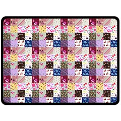 Quilt Of My Patterns Small Fleece Blanket (large)  by snowwhitegirl