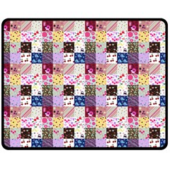 Quilt Of My Patterns Small Fleece Blanket (medium)  by snowwhitegirl