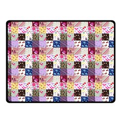 Quilt Of My Patterns Small Double Sided Fleece Blanket (small)  by snowwhitegirl