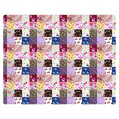 Quilt Of My Patterns Small Double Sided Flano Blanket (medium)  by snowwhitegirl