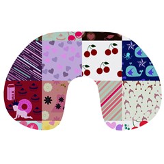 Quilt Of My Patterns Travel Neck Pillows by snowwhitegirl