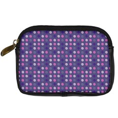 Violet Grey Purple Eggs On Grey Blue Digital Camera Cases by snowwhitegirl