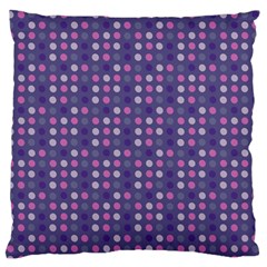 Violet Grey Purple Eggs On Grey Blue Standard Flano Cushion Case (one Side) by snowwhitegirl