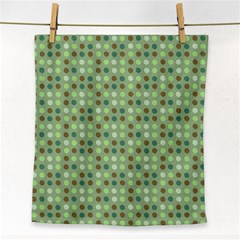 Green Brown  Eggs On Green Face Towel by snowwhitegirl